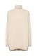 Rollkragenpullover mit Fledermausärmeln cream beige