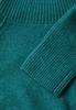 Rollkragenpullover petrol green melange