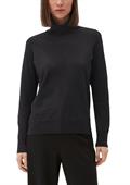 Rollkragenpullover schwarz