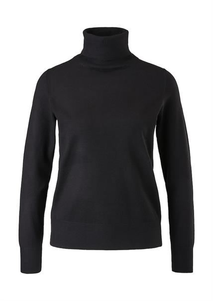 Rollkragenpullover schwarz
