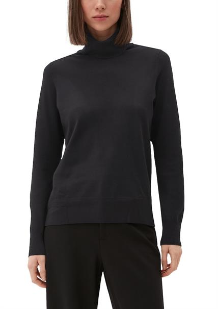 Rollkragenpullover schwarz