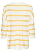 Rundhals Pullover aus Baumwolle apricot fantasy