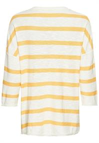 Rundhals Pullover aus Baumwolle apricot fantasy