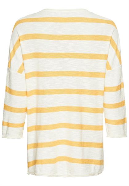 Rundhals Pullover aus Baumwolle apricot fantasy