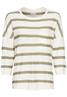 Rundhals Pullover aus Baumwolle dark straw fantasy