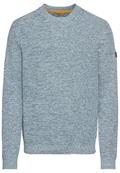 Rundhals Pullover aus Baumwolle smoke blue