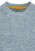 Rundhals Pullover aus Baumwolle smoke blue