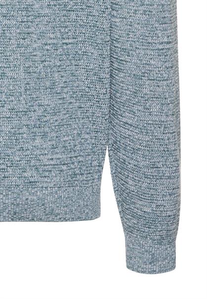 Rundhals Pullover aus Baumwolle smoke blue