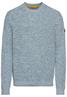Rundhals Pullover aus Baumwolle smoke blue