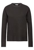 Rundhals Pullover darkest brown