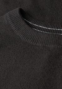 Rundhals Pullover darkest brown