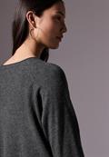 Rundhals-Pullover gravel grey mel.