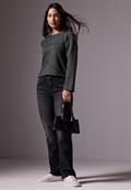 Rundhals-Pullover gravel grey mel.