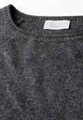 Rundhals-Pullover gravel grey mel.