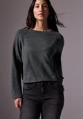 Rundhals-Pullover gravel grey mel.