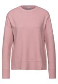 Rundhals Pullover powder pink mel.