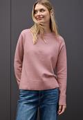 Rundhals Pullover powder pink mel.