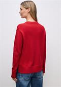 Rundhals Pullover racing red