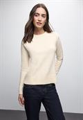 Rundhals Pullover soft beige