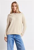 Rundhals Pullover tusk cream