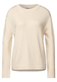 Rundhals Pullover tusk cream