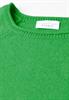 Rundhals-Pullover vivid green mel.