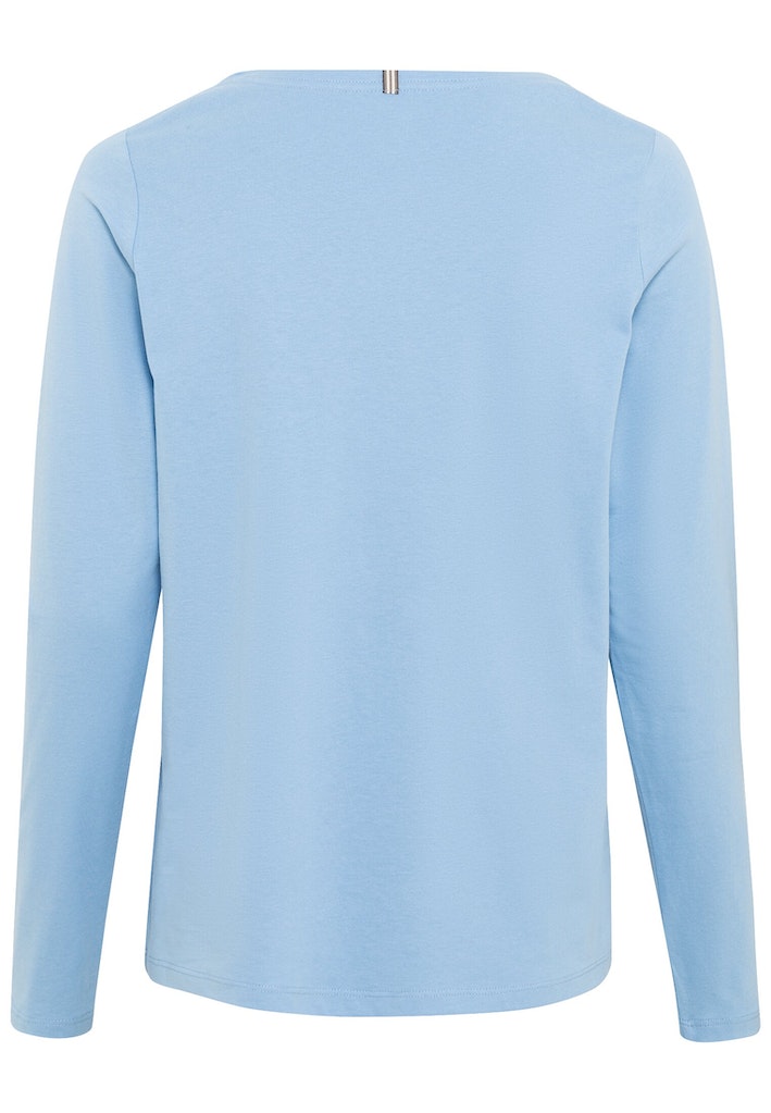 Camel Active Damen nachhaltiger online bequem bei kaufen Baumwolle T-Shirt air Rundhals-Shirt blue aus