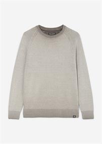 Rundhals-Strickpullover dapple gray