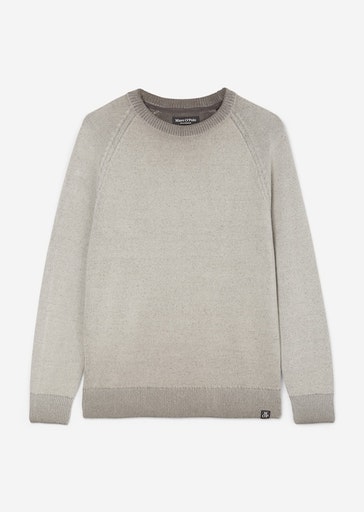 Rundhals-Strickpullover dapple gray