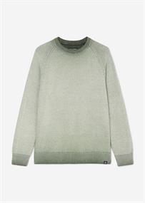 Rundhals-Strickpullover fermented fern