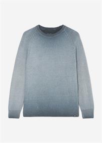Rundhals-Strickpullover stormy sea