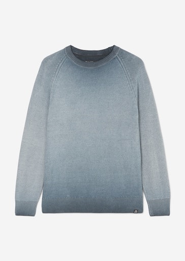 Rundhals-Strickpullover stormy sea