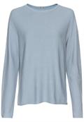 Rundhals Sweatshirt aus reiner Baumwolle soft blue