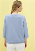 Rundhals Sweatshirt mountain blue