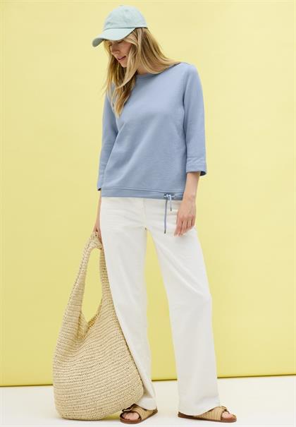 Rundhals Sweatshirt mountain blue