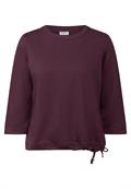 Rundhals Sweatshirt mulberry red