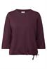 Rundhals Sweatshirt mulberry red