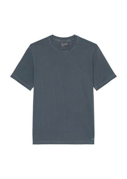 Rundhals-T-Shirt regular dark navy