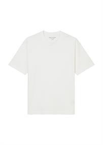 Rundhals-T-Shirt relaxed white cotton