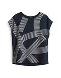 Sabethi print coal blue