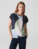 Saloma print coal blue