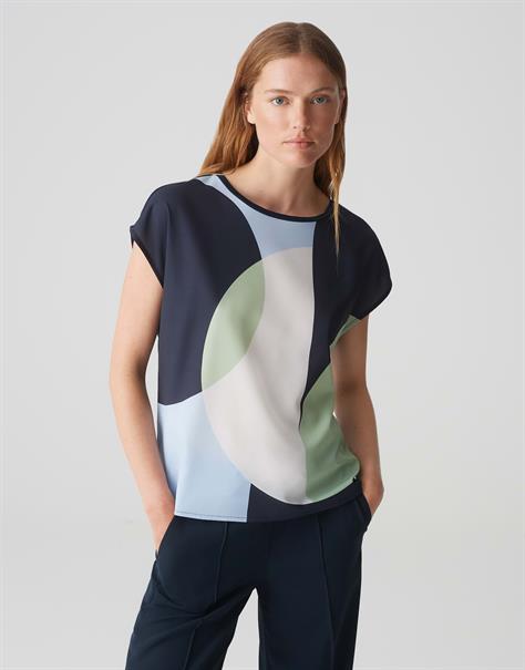 Saloma print coal blue