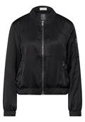 Satin-Blouson black