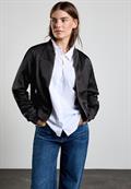 Satin-Blouson black