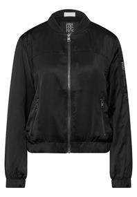 Satin-Blouson black