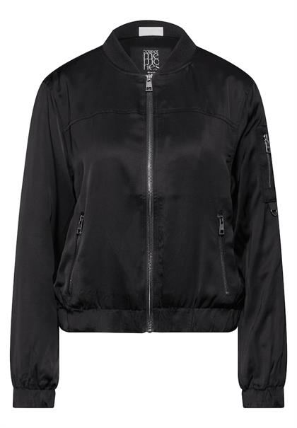 Satin-Blouson black
