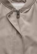 Satin-Blouson breezy beige