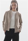 Satin-Blouson breezy beige