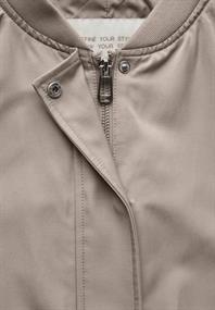 Satin-Blouson breezy beige