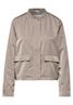 Satin-Blouson breezy beige